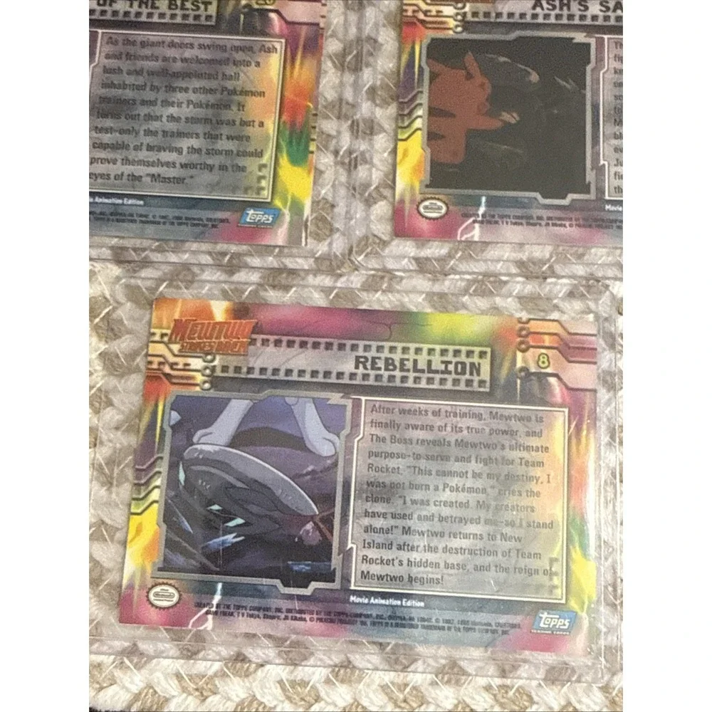 1999 Pokemon Mewtwo Strikes Back Cards Lot Of 5 Fast Shipping